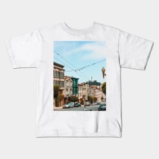 Union Street in San Francisco - Travel Photography Kids T-Shirt